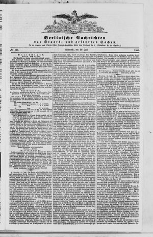 Berlinische Nachrichten von Staats- und gelehrten Sachen vom 16.07.1856