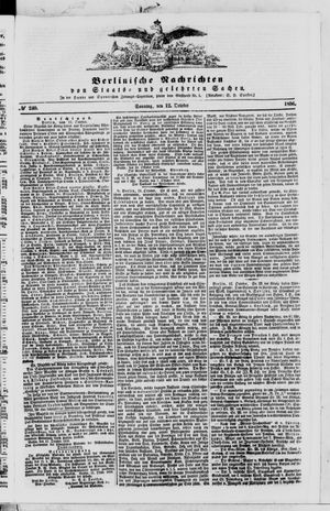 Berlinische Nachrichten von Staats- und gelehrten Sachen vom 12.10.1856