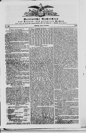 Berlinische Nachrichten von Staats- und gelehrten Sachen vom 05.11.1856