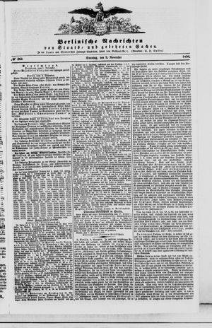 Berlinische Nachrichten von Staats- und gelehrten Sachen on Nov 9, 1856