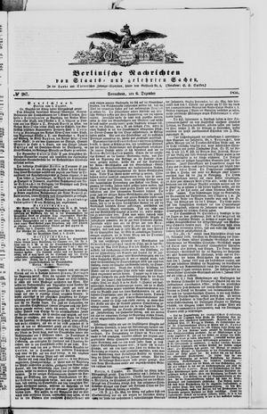 Berlinische Nachrichten von Staats- und gelehrten Sachen vom 06.12.1856