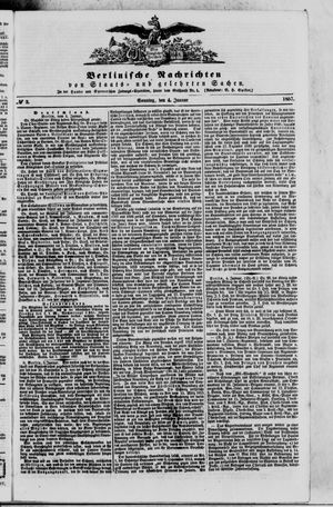 Berlinische Nachrichten von Staats- und gelehrten Sachen vom 04.01.1857
