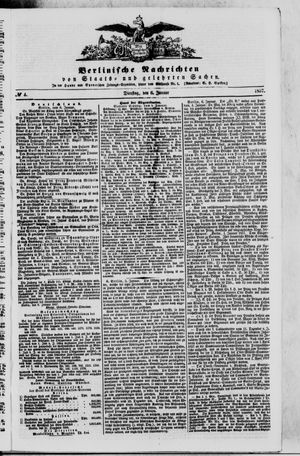 Berlinische Nachrichten von Staats- und gelehrten Sachen vom 06.01.1857