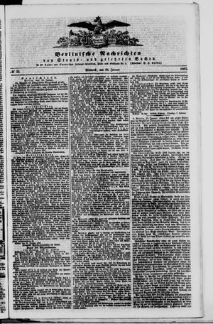 Berlinische Nachrichten von Staats- und gelehrten Sachen vom 28.01.1857