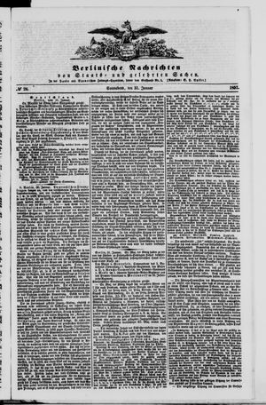 Berlinische Nachrichten von Staats- und gelehrten Sachen on Jan 31, 1857