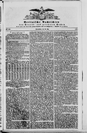 Berlinische Nachrichten von Staats- und gelehrten Sachen on May 16, 1857