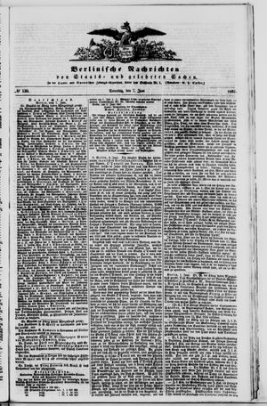 Berlinische Nachrichten von Staats- und gelehrten Sachen vom 07.06.1857