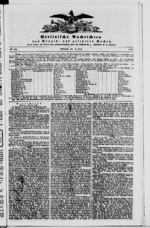 Berlinische Nachrichten von Staats- und gelehrten Sachen vom 24.06.1857