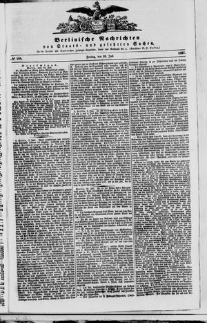 Berlinische Nachrichten von Staats- und gelehrten Sachen vom 10.07.1857