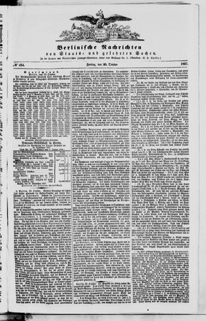 Berlinische Nachrichten von Staats- und gelehrten Sachen vom 30.10.1857