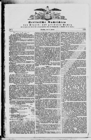 Berlinische Nachrichten von Staats- und gelehrten Sachen on Jan 5, 1858