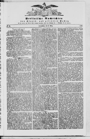 Berlinische Nachrichten von Staats- und gelehrten Sachen vom 06.03.1858