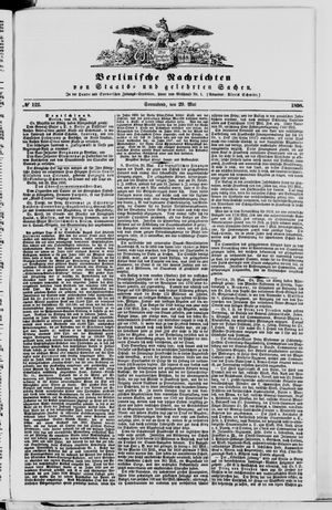 Berlinische Nachrichten von Staats- und gelehrten Sachen vom 29.05.1858