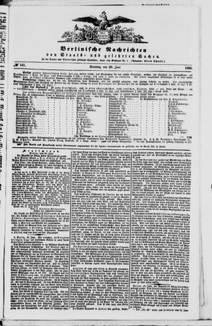 Berlinische Nachrichten von Staats- und gelehrten Sachen on Jun 20, 1858