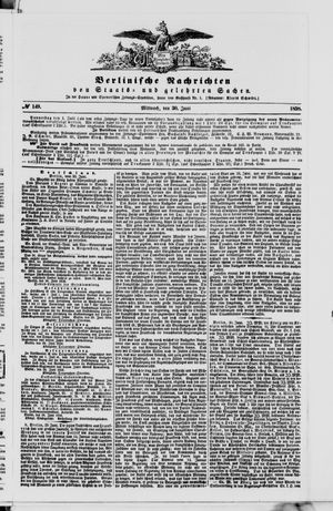 Berlinische Nachrichten von Staats- und gelehrten Sachen on Jun 30, 1858