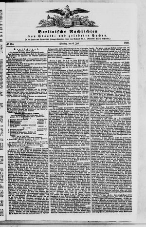 Berlinische Nachrichten von Staats- und gelehrten Sachen vom 06.07.1858