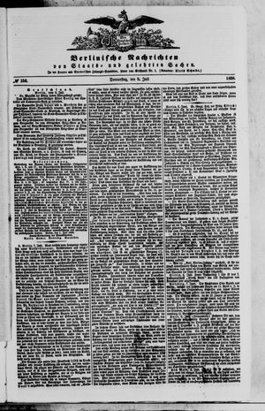 Berlinische Nachrichten von Staats- und gelehrten Sachen vom 08.07.1858