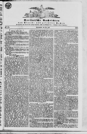 Berlinische Nachrichten von Staats- und gelehrten Sachen on Jul 24, 1858