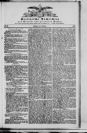 Berlinische Nachrichten von Staats- und gelehrten Sachen vom 08.02.1859