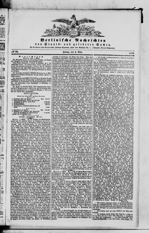 Berlinische Nachrichten von Staats- und gelehrten Sachen on Mar 4, 1859