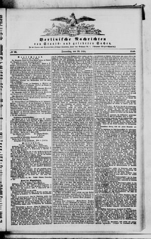 Berlinische Nachrichten von Staats- und gelehrten Sachen on Mar 10, 1859