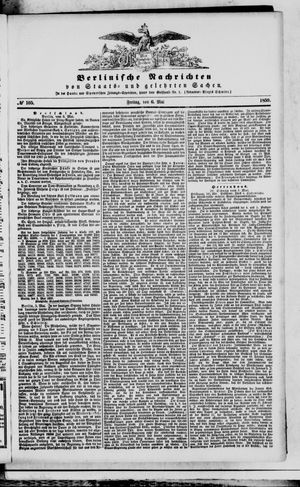Berlinische Nachrichten von Staats- und gelehrten Sachen vom 06.05.1859