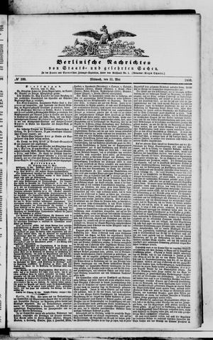 Berlinische Nachrichten von Staats- und gelehrten Sachen vom 11.05.1859