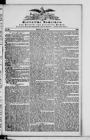 Berlinische Nachrichten von Staats- und gelehrten Sachen vom 25.05.1859