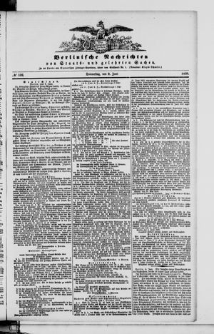 Berlinische Nachrichten von Staats- und gelehrten Sachen vom 09.06.1859
