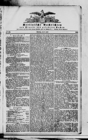 Berlinische Nachrichten von Staats- und gelehrten Sachen vom 03.07.1859