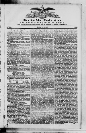 Berlinische Nachrichten von Staats- und gelehrten Sachen on Jul 8, 1859