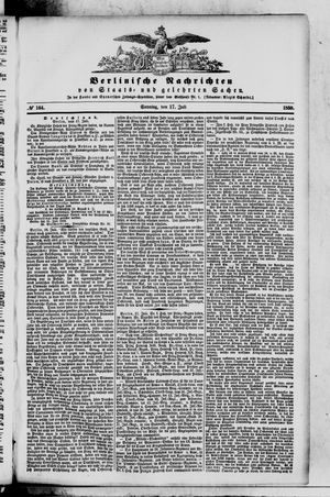 Berlinische Nachrichten von Staats- und gelehrten Sachen vom 17.07.1859