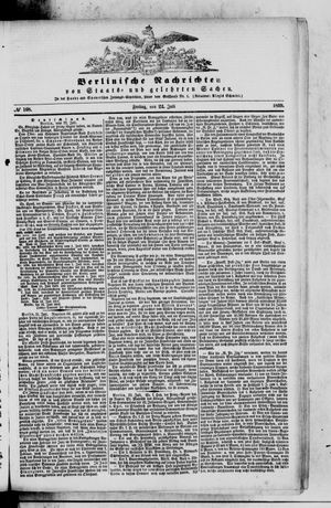 Berlinische Nachrichten von Staats- und gelehrten Sachen vom 22.07.1859