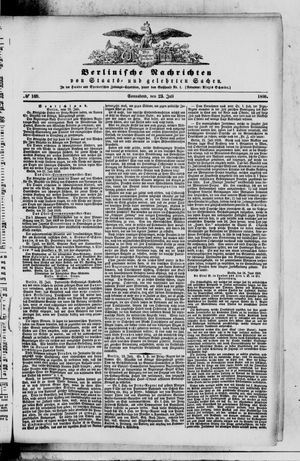 Berlinische Nachrichten von Staats- und gelehrten Sachen vom 23.07.1859