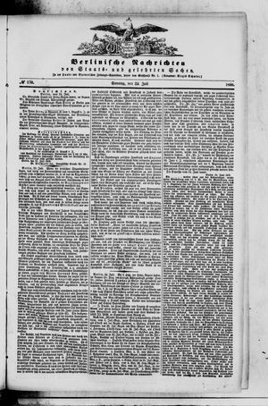 Berlinische Nachrichten von Staats- und gelehrten Sachen on Jul 24, 1859