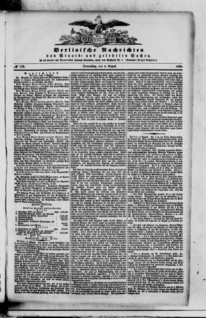 Berlinische Nachrichten von Staats- und gelehrten Sachen vom 04.08.1859