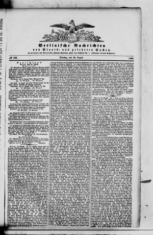 Berlinische Nachrichten von Staats- und gelehrten Sachen vom 16.08.1859