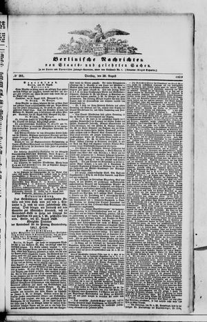 Berlinische Nachrichten von Staats- und gelehrten Sachen vom 30.08.1859