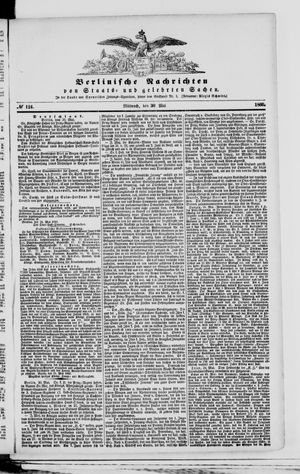 Berlinische Nachrichten von Staats- und gelehrten Sachen vom 30.05.1860