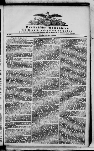 Berlinische Nachrichten von Staats- und gelehrten Sachen vom 18.12.1860