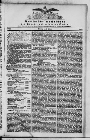 Berlinische Nachrichten von Staats- und gelehrten Sachen vom 05.02.1861
