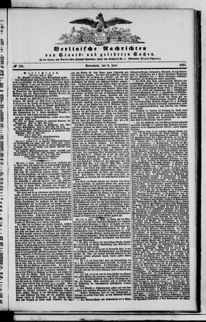 Berlinische Nachrichten von Staats- und gelehrten Sachen vom 08.06.1861