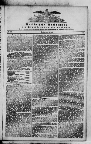 Berlinische Nachrichten von Staats- und gelehrten Sachen vom 05.07.1861