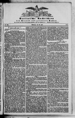 Berlinische Nachrichten von Staats- und gelehrten Sachen vom 10.07.1861