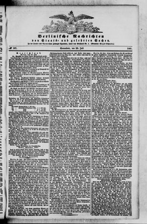 Berlinische Nachrichten von Staats- und gelehrten Sachen vom 20.07.1861