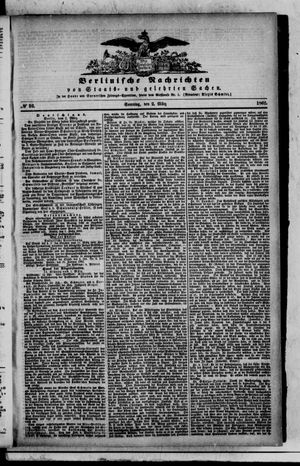 Berlinische Nachrichten von Staats- und gelehrten Sachen vom 02.03.1862
