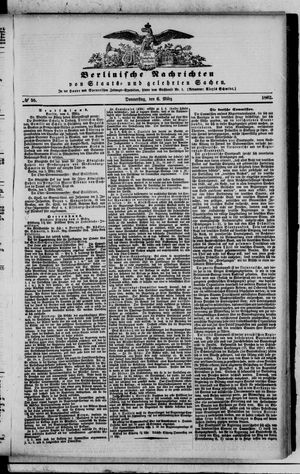 Berlinische Nachrichten von Staats- und gelehrten Sachen vom 06.03.1862