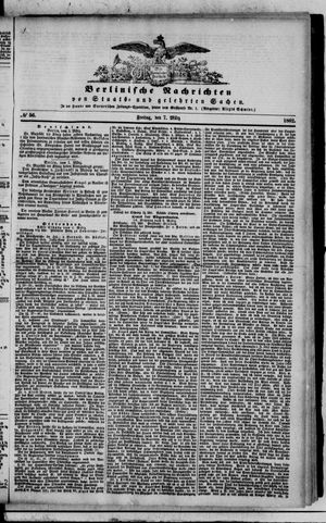 Berlinische Nachrichten von Staats- und gelehrten Sachen vom 07.03.1862