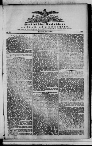 Berlinische Nachrichten von Staats- und gelehrten Sachen vom 08.03.1862