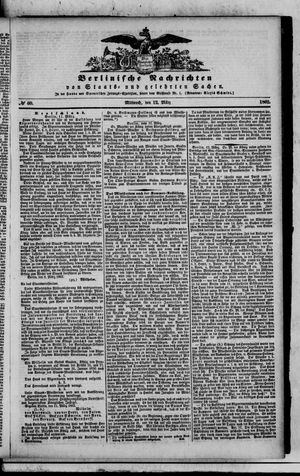 Berlinische Nachrichten von Staats- und gelehrten Sachen vom 12.03.1862